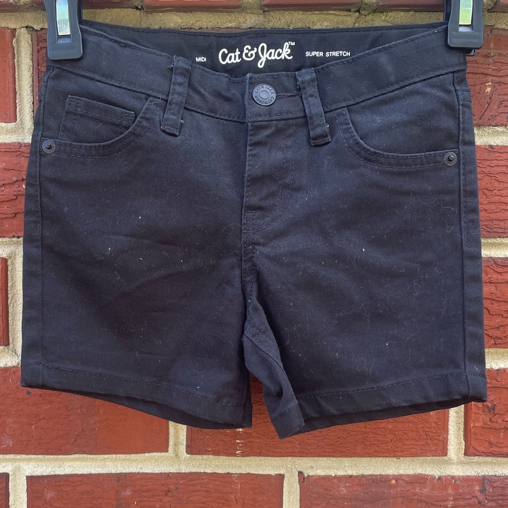 Cat & Jack Black Girls Shorts